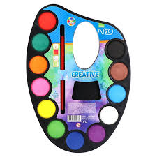 VODENA BOJA SA CETKICOM PALETA/107107